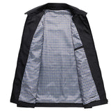 Men's Minimalist Zip-Front Casual Jacket for Autumn