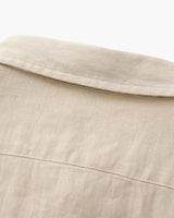 Marco Men’s Classic Linen Long Sleeve Button-Up Shirt with Chest Pocket