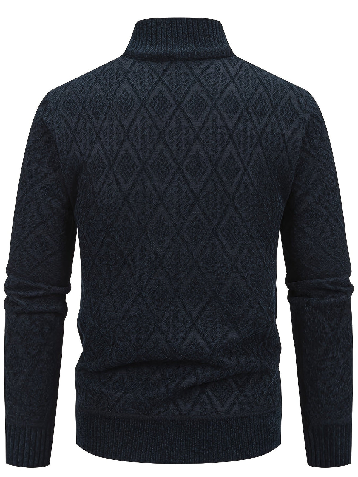 Men's Geometric Knit Cardigan