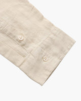 Marco Men’s Classic Linen Long Sleeve Button-Up Shirt with Chest Pocket