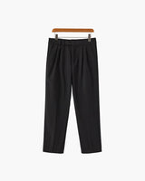 Men's High Waist Trousers Wide Leg Smart Casual