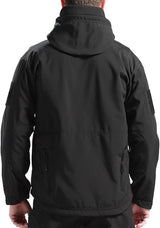 Men's Outdoor Set with Water-Repellent Jacket and Fleece Lining