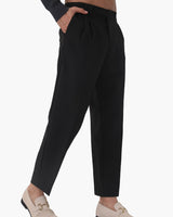 Men's High Waist Trousers Wide Leg Smart Casual