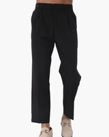 Men's High Waist Trousers Wide Leg Smart Casual