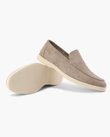 Matteo Men’s Classic Suede-Style Loafers with Lightweight Contrast Sole