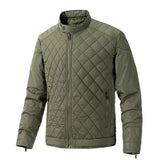 Men's Lightweight Quilted Jacket with Zip Closure