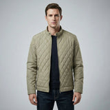 Men's Lightweight Quilted Jacket with Zip Closure