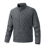 Men's Lightweight Quilted Jacket with Zip Closure