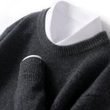 Men's Fine Knit Crewneck Sweater with Regular Fit