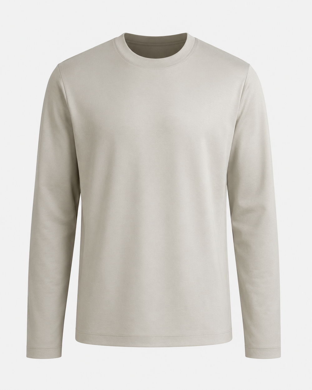 The Como Mercerized Long Sleeve | Beige