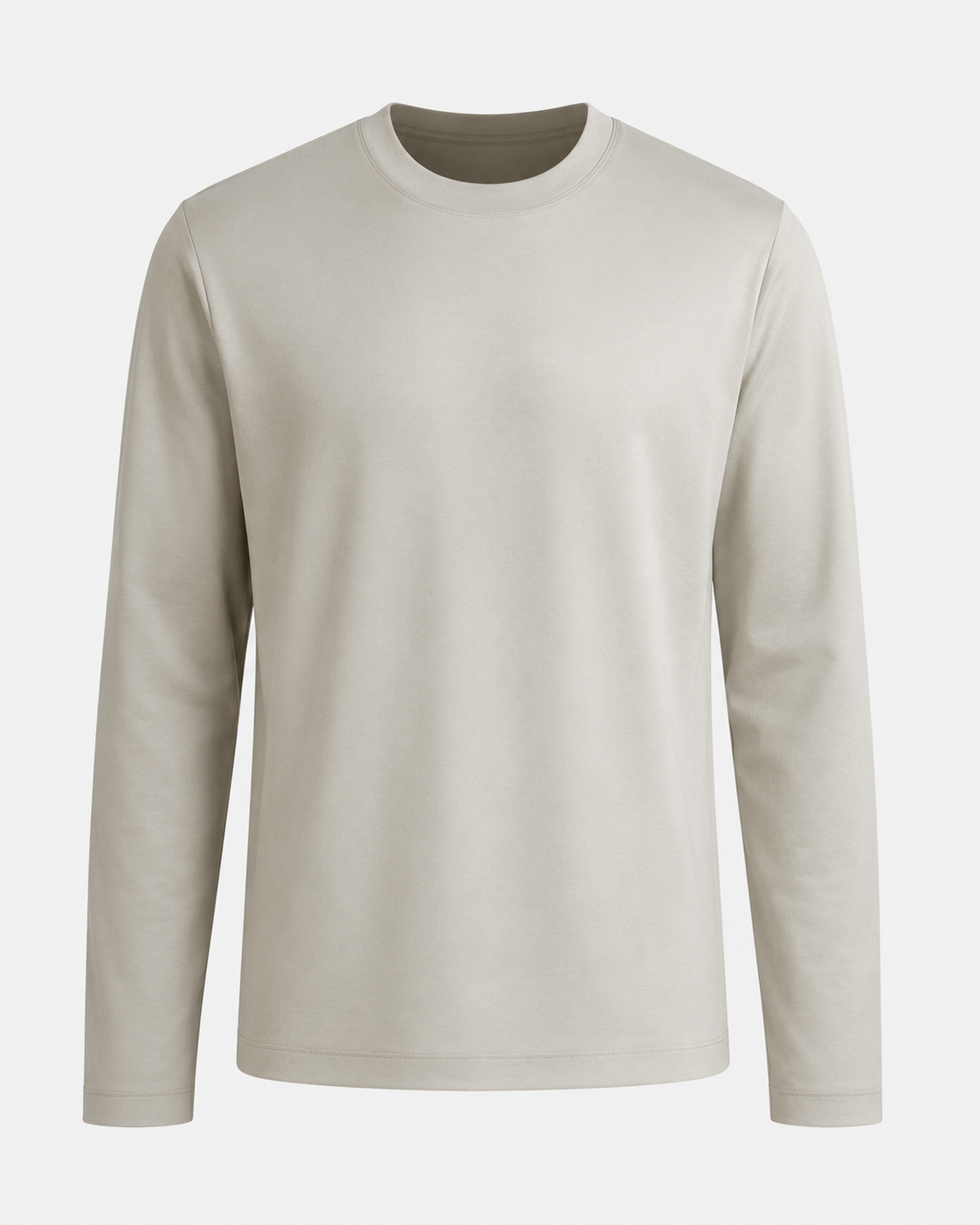 The Como Mercerized Long Sleeve | Beige