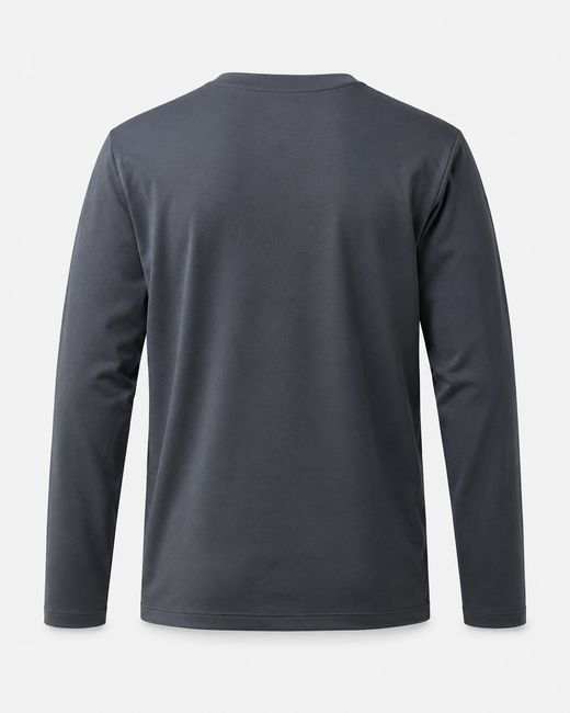 The Como Mercerized Long Sleeve | Grey