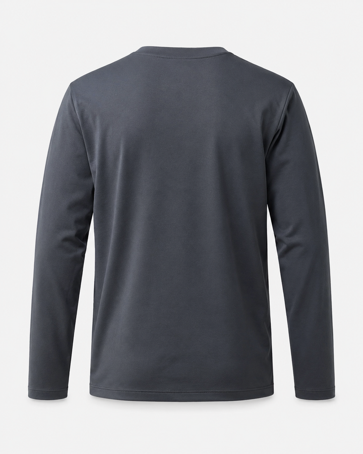 The Como Mercerized Long Sleeve | Grey