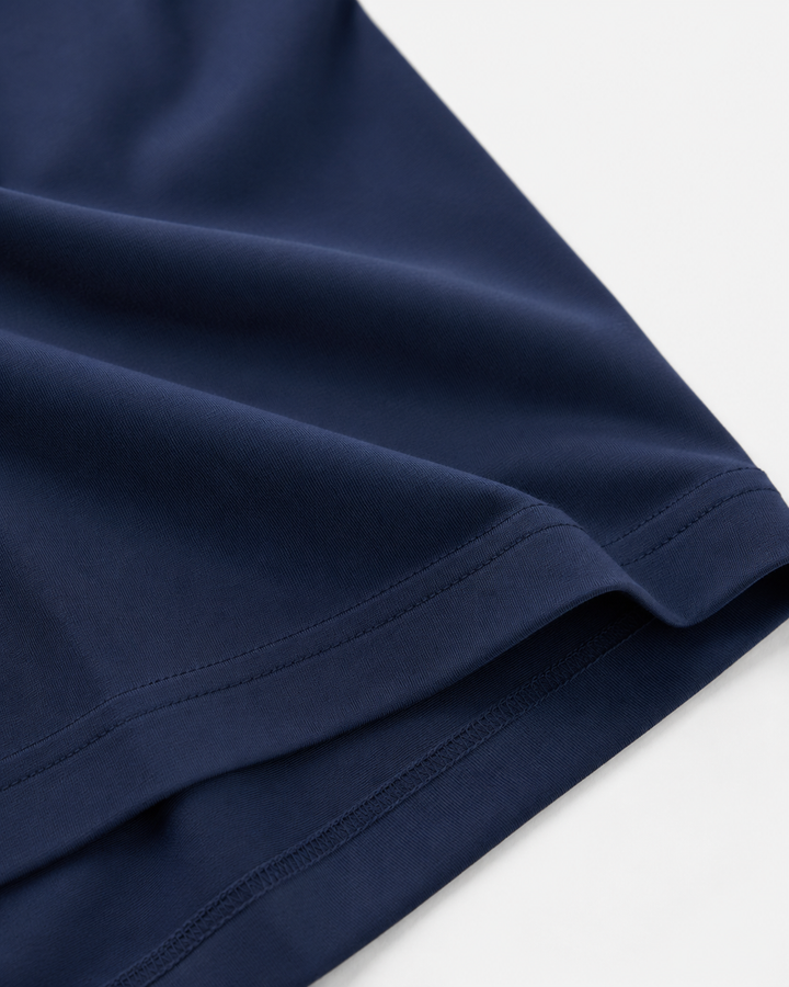 The Como Mercerized Long Sleeve | Navy