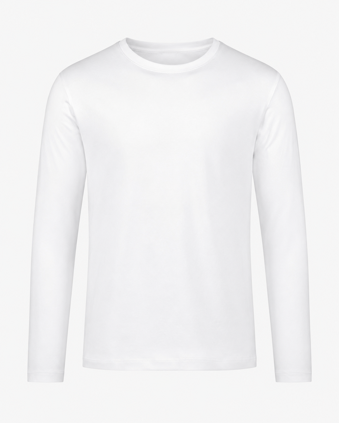 The Como Mercerized Long Sleeve | White