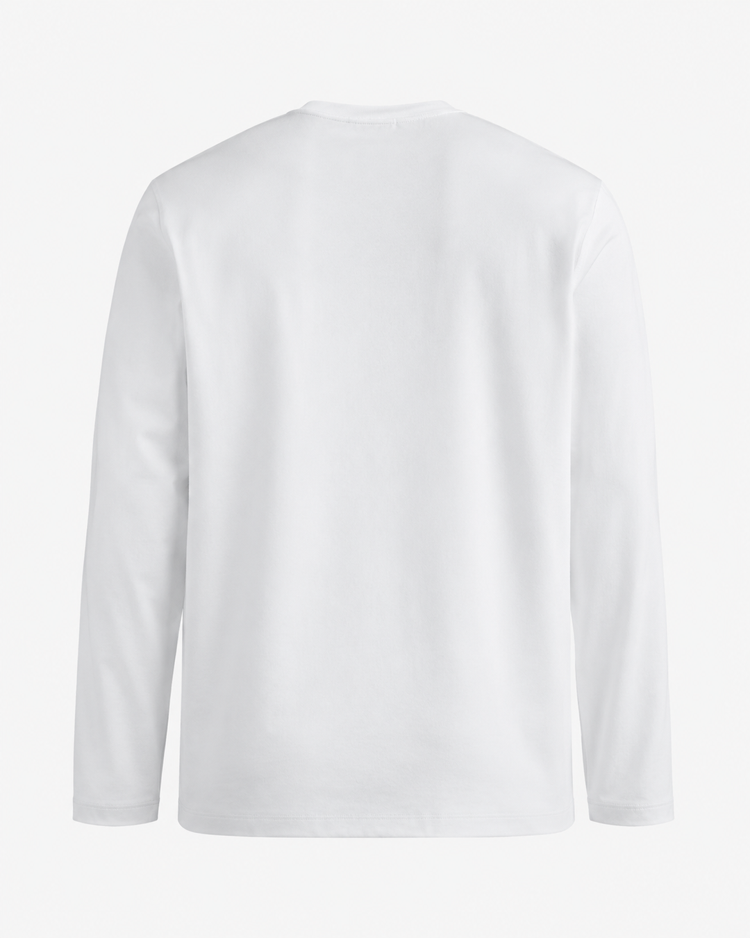 The Como Mercerized Long Sleeve | White
