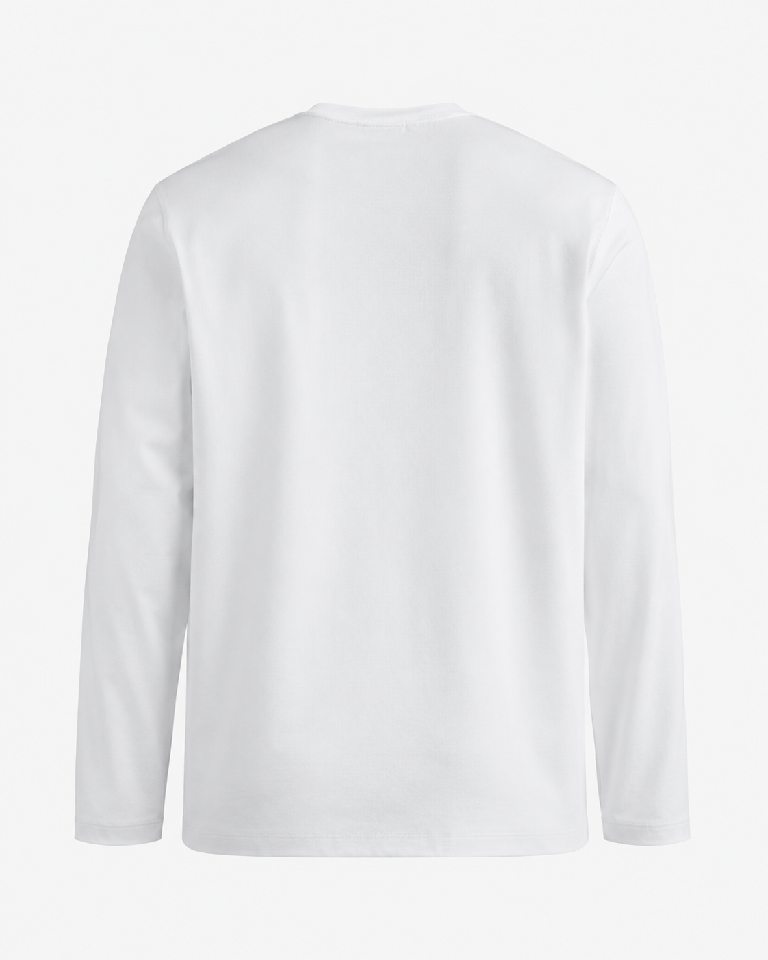 The Como Mercerized Long Sleeve | White