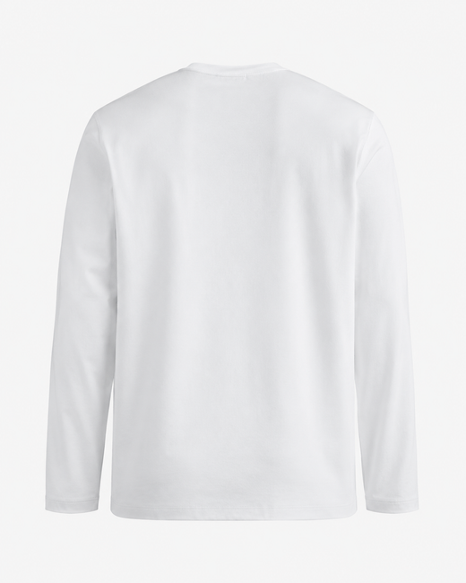 The Como Mercerized Long Sleeve | White