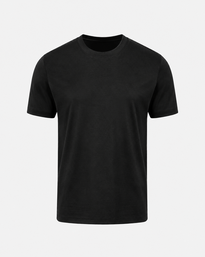 The Como Mercerized T-Shirt | Black