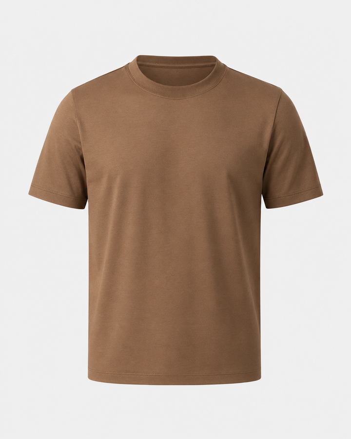 The Como Mercerized T-Shirt | Mocha
