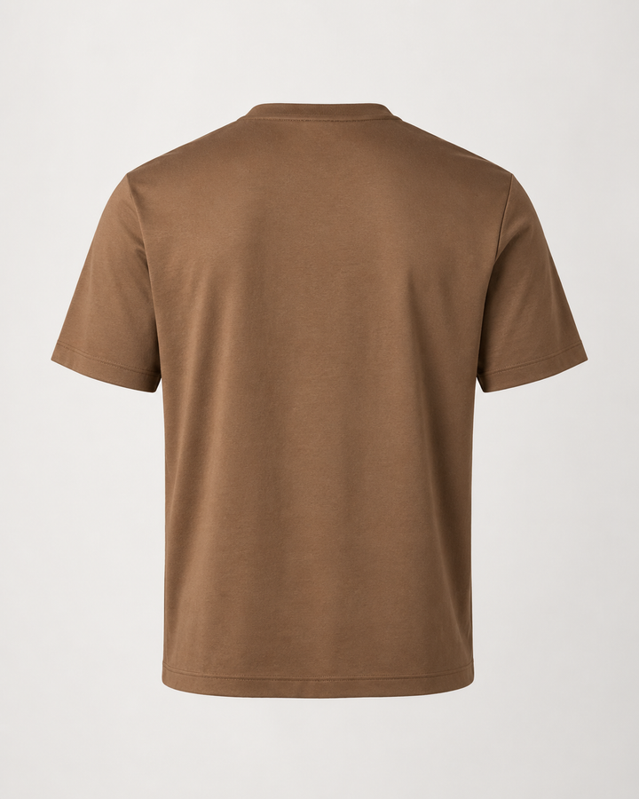 The Como Mercerized T-Shirt | Mocha