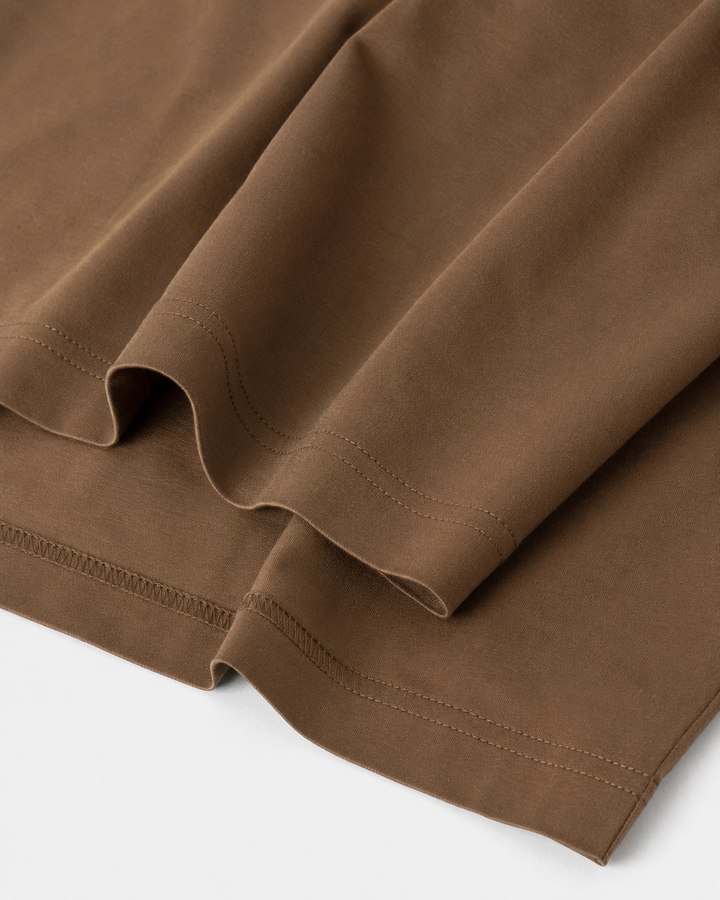 The Como Mercerized T-Shirt | Mocha