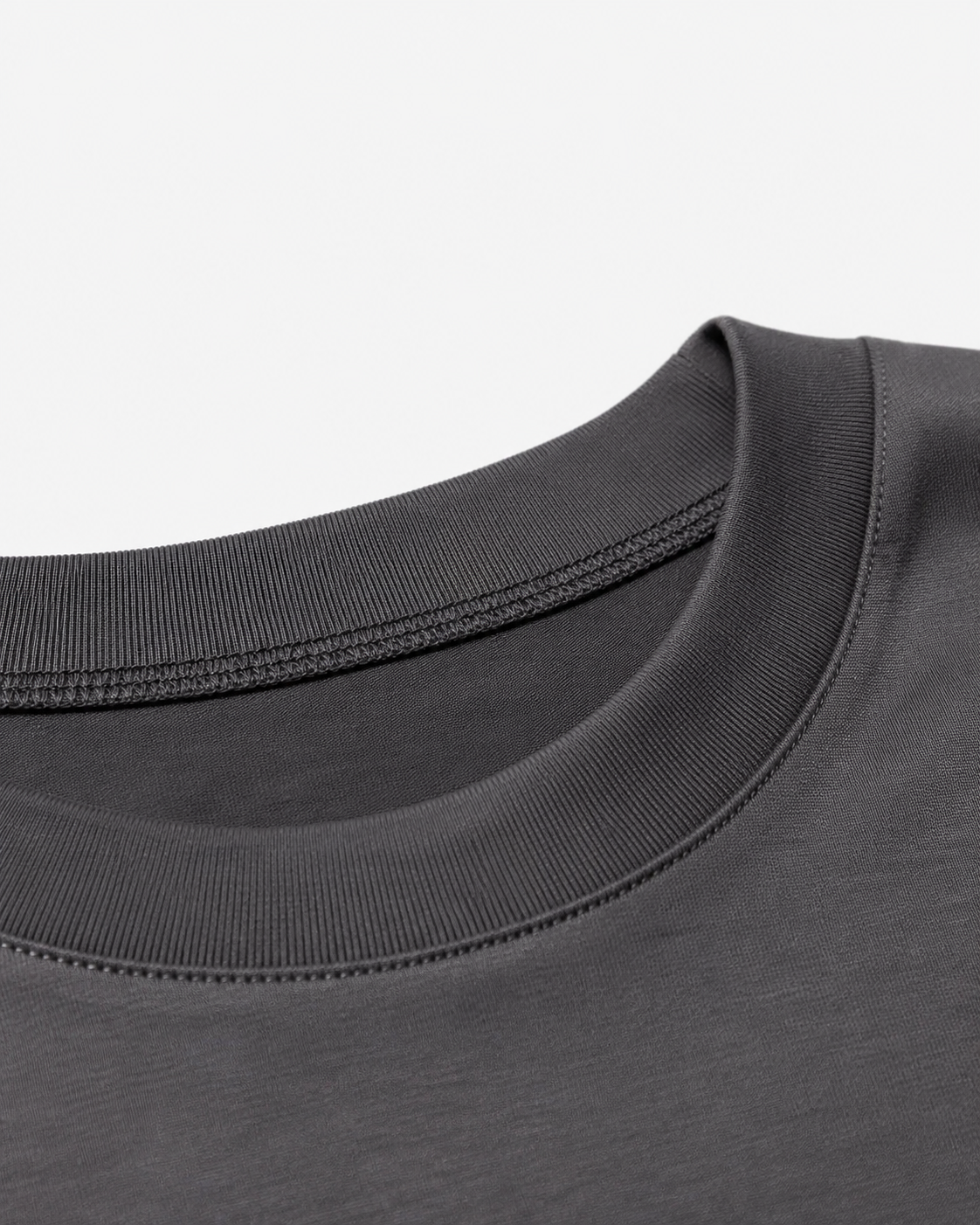 The Como Mercerized T-Shirt | Dark Grey