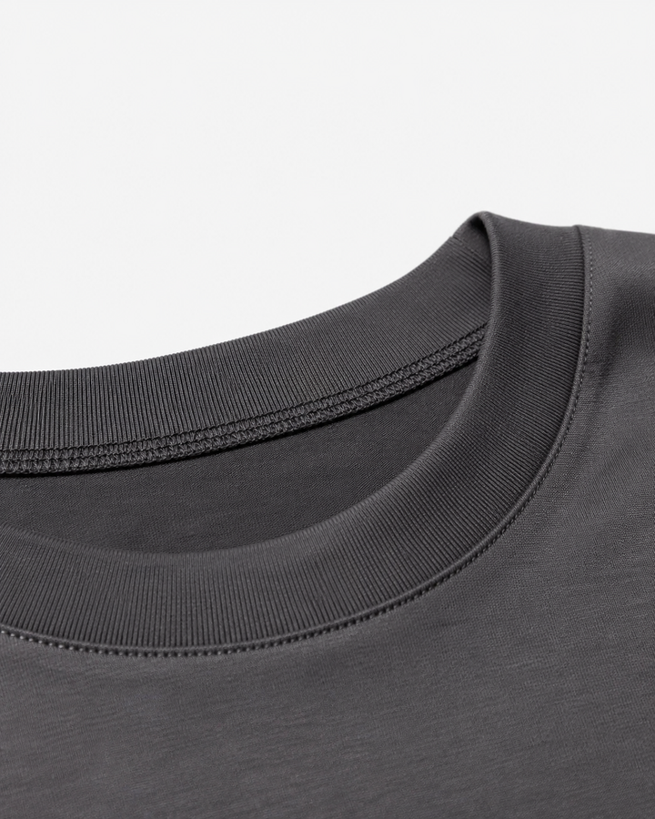 The Como Mercerized T-Shirt | Dark Grey