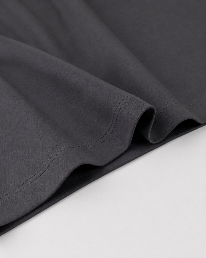 The Como Mercerized T-Shirt | Dark Grey