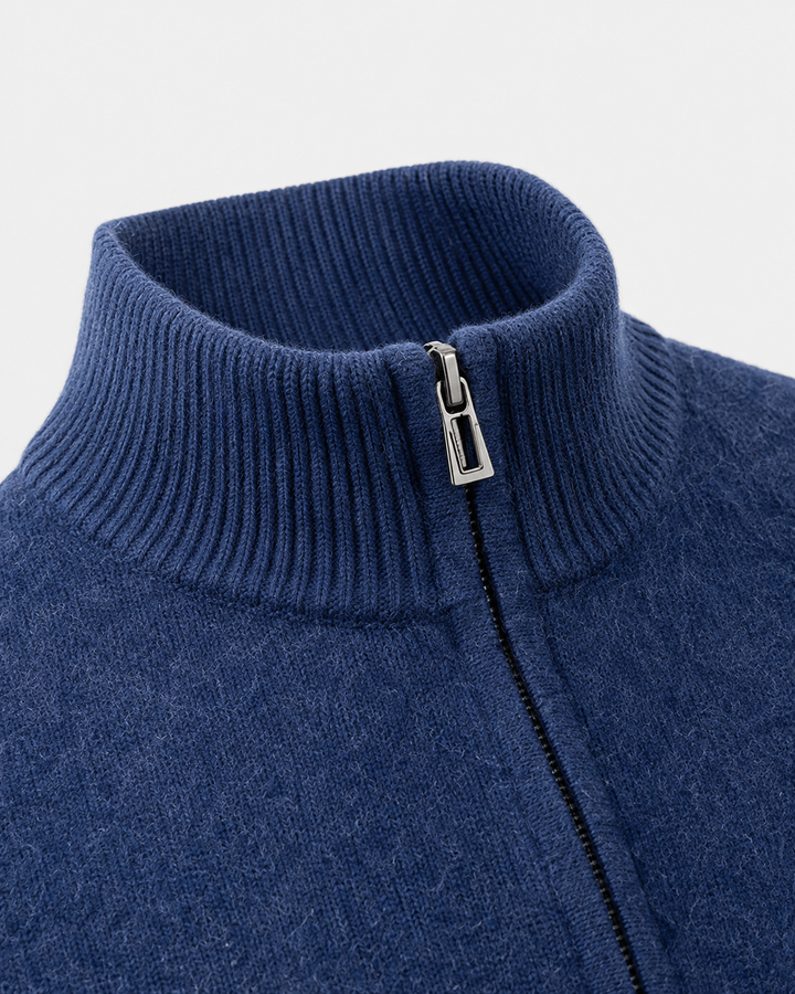 The Firenze Zip | Navy