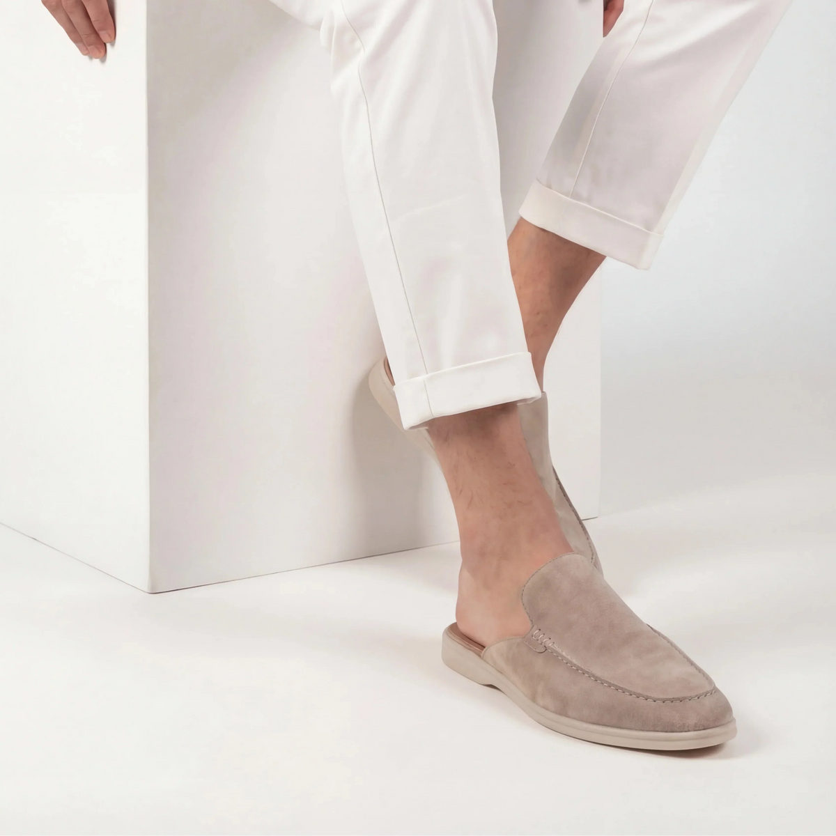 Men’s Loafer Mules | Casual Slip-On Backless Shoes