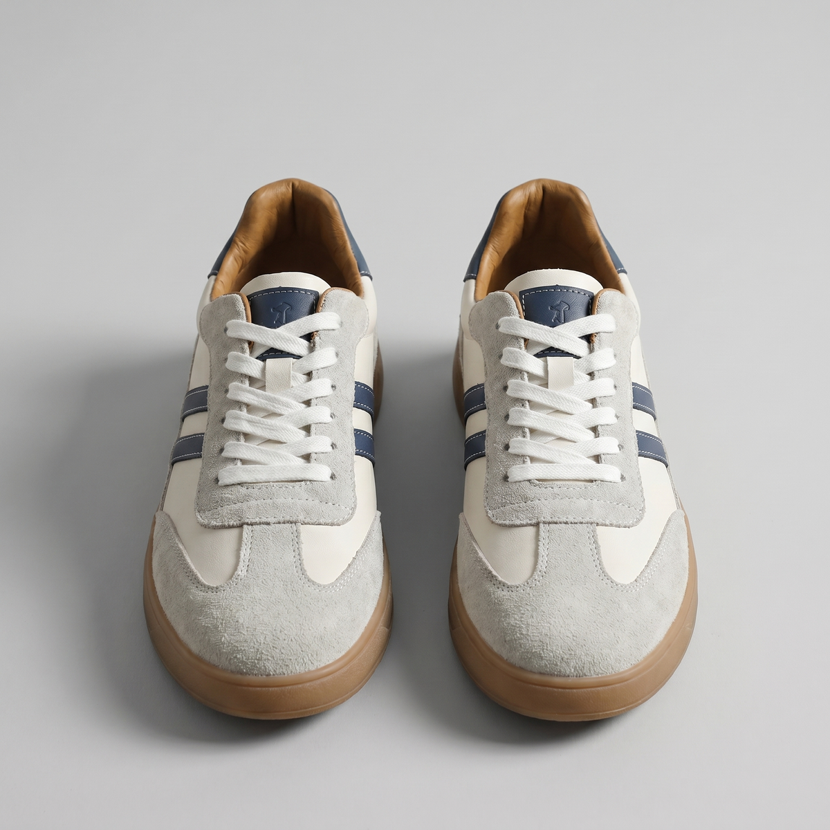 Men's Retro Leather Sneakers for Casual Autumn Wear