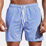 Men’s Striped Shorts | Casual Drawstring Summer Shorts